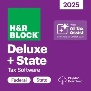H&R Block Deluxe + State Software